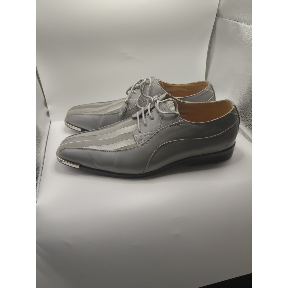 gray shoes for men 12 - Picture 2 of 8